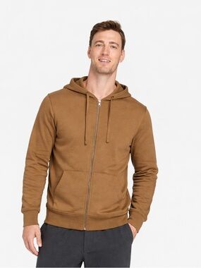 Goodfellow & Co Zip Up Hoodie Brown Size XL